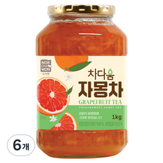 녹차원 차다움 자몽차, 1kg, 1개입, 6개