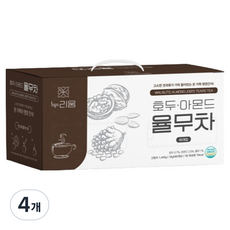 누리움 호두 아몬드 율무차, 18g, 4개, 80개입