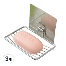 MONACO OLIVE 不鏽鋼肥皂架, 單一顏色, 3個