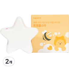 aguard 貝貝比比彩虹泡泡入浴球 星星造型, 120g, 2個