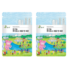 아름드레 삼각티백 유기농 애플앤레몬 루이보스, 1.5g, 25개입, 2개
