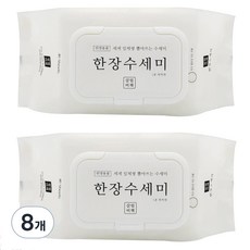 살림비책 일회용 뽑아쓰는 세제일체형 한장수세미, 40개입, 8개