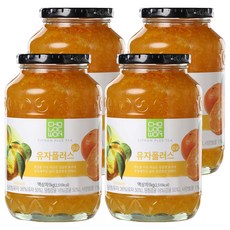 CHOLOCWON 蜜柑柚子茶沖泡果醬, 1kg, 1罐, 4罐