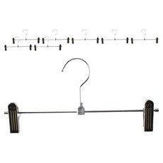 纖薄鍍鉻褲架, 單一顏色, 8個