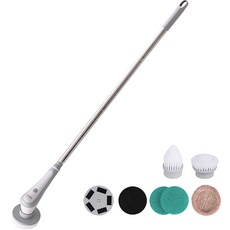 BRUNO 무선 욕실 청소기 + 브러쉬 6종 세트 BBC-2201, 혼합색상