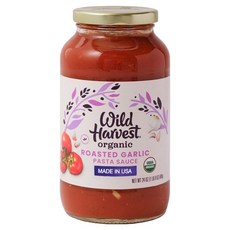 Wild Harvest 爐烤大蒜義大利麵醬, 1個, 680g