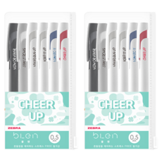 ZEBRA 斑馬牌 bLen 加油打氣標語原子筆 6入組 0.5mm, 混合色, 2套