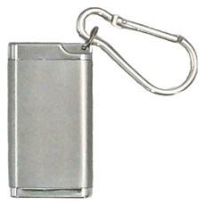 隨身煙灰盒 鋅合金材質 輕巧防燙 一拉一轉輕鬆開蓋 迷你 密封防漏快速熄滅, 顏色隨機, 1個