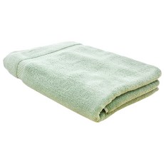SHING LONG TEXTILE 台灣興隆毛巾 雅痞雙股美棉浴巾 544g 135x74cm, 綠色, 1條
