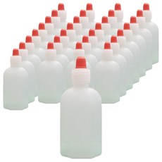 일회용 짧은 뚜껑 약병 PE 말랑이 60cc, 200개