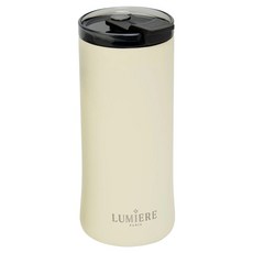 LUMIERE PARIS Glamor 復古奶油隨行保溫杯, 復古奶油, 480ml, 1個