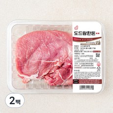 도드람한돈 뒷다리팩 불고기용 (냉장), 500g, 2팩