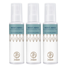 珍朵絲特 冷杉型男淨化保濕乳 100ml 清爽配方 舒緩肌膚乾燥, 3瓶