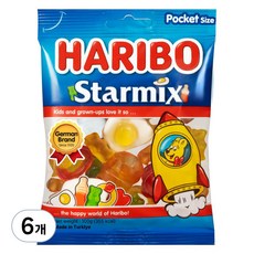 HARIBO Starmix明星總動員造型軟糖, 100g, 6包