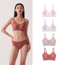 24hrs. 無感失憶內衣4件組 夏日款