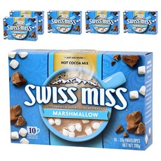 SWISS MISS 棉花糖即溶可可粉隨身包, 28g, 10包, 6盒