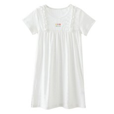 키즈데이 여아용 프릴튤립 원피스 잠옷