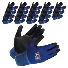 핸드맥스 NBR 폼 얇은 울트라슬림 코팅장갑 양손세트, 혼합색상, 20세트