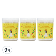 JOONIE 衛生新生兒棉花棒, 200入, 9個