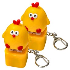 立體造型按鍵鑰匙圈 塑膠/電子元件/金屬材質