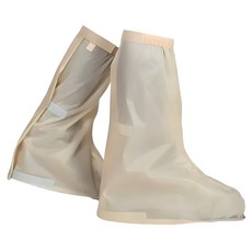 FAIRRAIN 飛銳 三度空間 速穿型高筒防雨鞋套, F, 奶茶杏