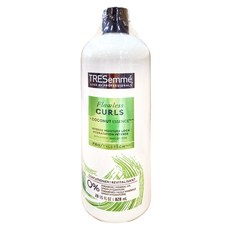 TRESemme 潤髮乳 無瑕捲髮 7倍滋潤 含椰子油, 828ml, 1瓶