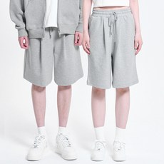 Foresure 男女通用單褶寬版百慕達短褲