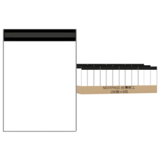 NEXTPAGE 台灣榮工 爆單袋 32號破壞袋 7.5*30+5cm 快遞袋/出貨物流/自黏袋/寄件袋 外白內灰 100個/包, 30 x 25cm, 6包