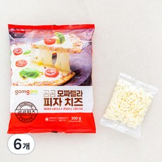 곰곰 모짜렐라 피자치즈, 75g, 4개입, 6개