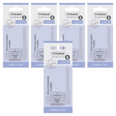 TITANIA 雞眼刨刀片 足部護理用品, 5個, 1入