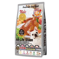 Pets Corner 沛克樂 全齡犬大顆粒乾糧, 火雞肉 + 蘋果 + 五穀米 + 鮮鮪魚, 1.5kg, 1袋