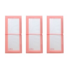 마켓감성 스티커 사진 보관 앨범 3p, 핑크, 30매