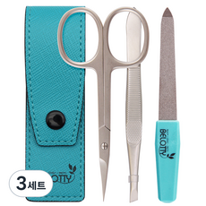벨로티 휴대용 뷰티케어 도구 세트, 혼합색상, 3세트