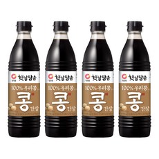 청정원 햇살담은 우리콩 간장, 840ml, 4개