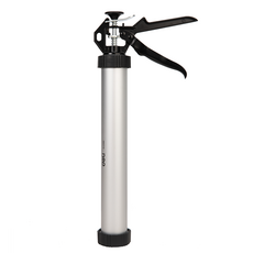 델리 수공구 다용도 알루미늄 실리콘 코킹 건 실버 EDL2380, 1개, 단품