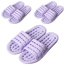 咪咪購物 洞洞拖鞋 3雙, 40-41(26cm), 淺紫色