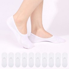 Duballo 女性防滑鎖扣隱形襪 10雙入