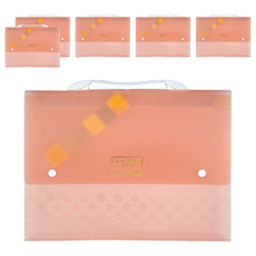 KOKUYO Pastel Cookie NOViTA-R攜帶型風琴夾13層 A4(330 x 259 x 27mm) 粉色, 6本