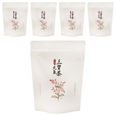 菓青市集 菓心草本元氣三寶茶三角茶包, 10包, 5g, 5袋