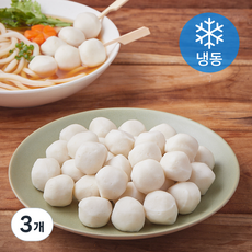 지엔씨푸드 피쉬볼 화이트 (냉동), 500g, 3개
