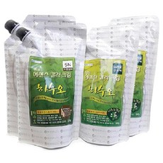 피엘코스메틱 명품 에센스 칼라 크림 염색제 1제 500ml + 2제 500ml, 1N흑색, 2개