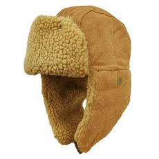 겨울 방한 양털 귀돌이 군밤 보온 털 모자, 브라운