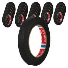 iQIHAN Dada 彩色紙膠帶 黑色 20 mm x 20 m, 24個