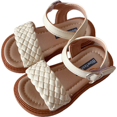 BEBEMARU 女童編織魔鬼氈涼鞋 9992