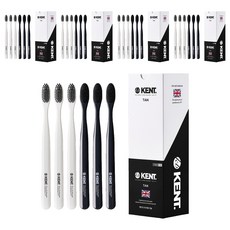 켄트 초극세모 칫솔 탄 2종, 6개입, 5개