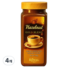 皇家榛果黃金特調即溶咖啡, 1件, 4個, 190g