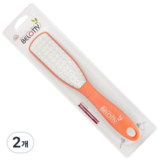 BELOTTY 半永久雙面足部去角質器, PD-256CM（珊瑚）, 2個, 1入