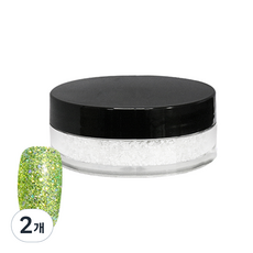 네일스케치 보석 글리터 15g, 17 페리도트, 2개