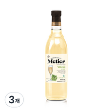 메티에 샴페인향 시럽, 3개, 700ml