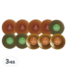 프로버블리 프리미엄 중성비누 10p 세트 1100g 영지 4p + 노니 3p + 편백 3p, 3세트